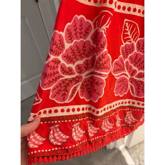 NWOT FARM Rio Summer Sunrise Cotton Mini Dress, XS $280 - Picture 4 of 10